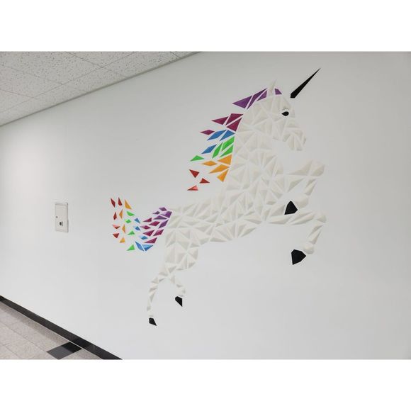 DGEmily Unicorn Wall Art | Large-Scale Wall Decor | Custom Sizes!! - Picture 12 of 12